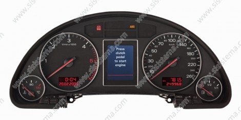Display Centrale A Colori Poco Leggibile Audi A4 Dal 2001 Al 2008
