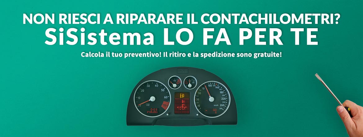 SiSistema | Riparazione Contachilometri e Quadri Strumenti online